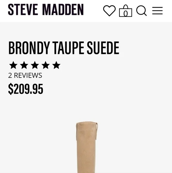 NWOT STEVE MADDEN FOR ANTHRO JESTIK SUEDE OTK BOOT SZ 6(fits like a 7.5) - Picture 3 of 11